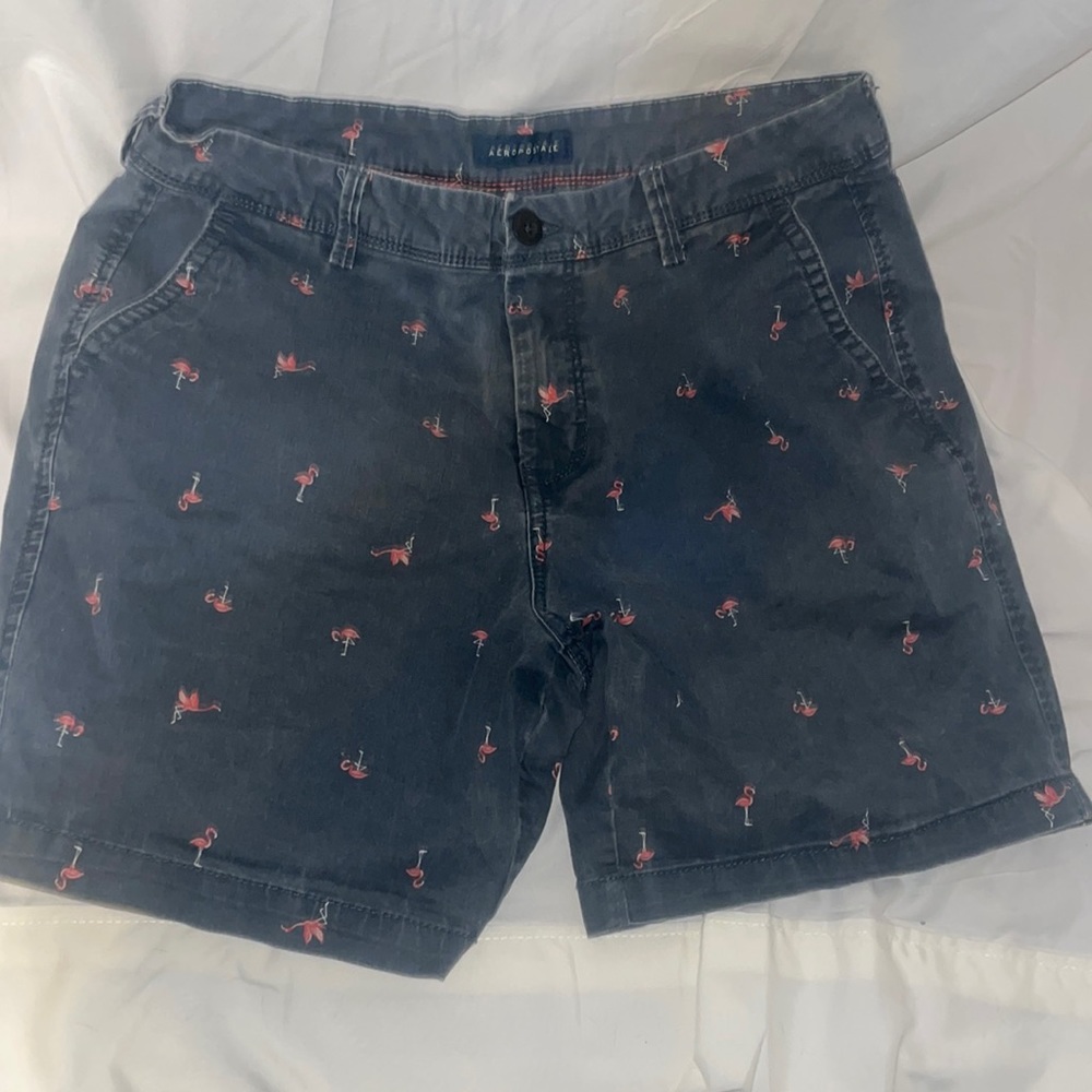aeropostale men’s shorts flamingos
